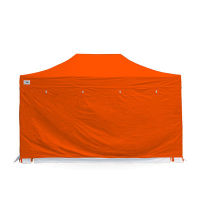 3m x 4.5m Gala Shade Pro Gazebo Orange Sidewalls